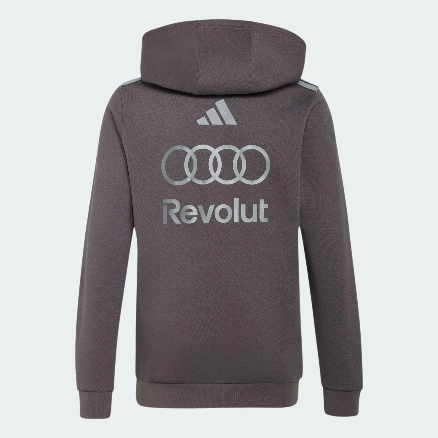 Детское худи из флиса с принтом Audi Revolut F1 Team Driver Youth, Adidas, Grauviolett — фото 3