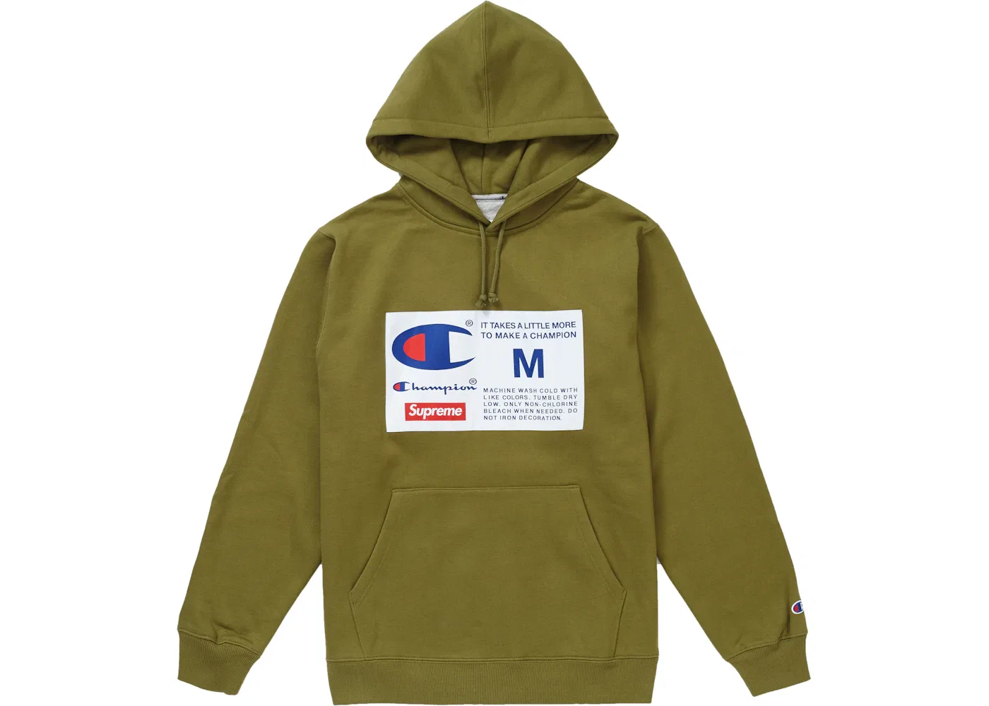 Детский худи с капюшоном Supreme Sweatshirt, Olive