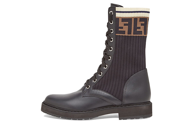Женские ботинки Fendi Rockoko, черный