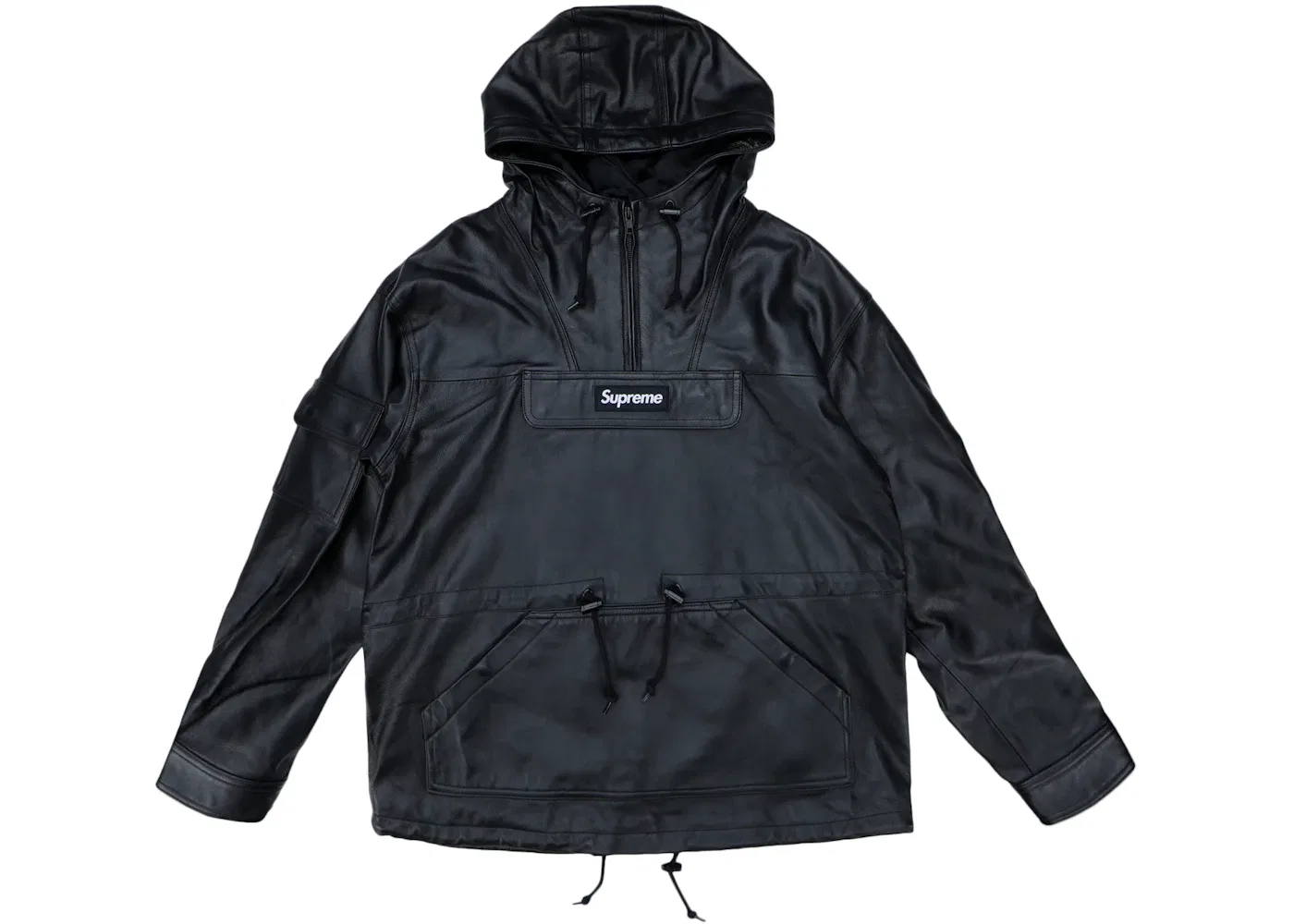 Мужская куртка-анорак с длинным рукавом Supreme, Black