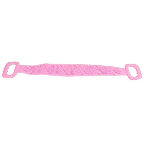 Скраб-полотенце для тела, Silikon, двойное, для душа, 60x11x1.5 см, Pink Zxb-Shop — фото 3