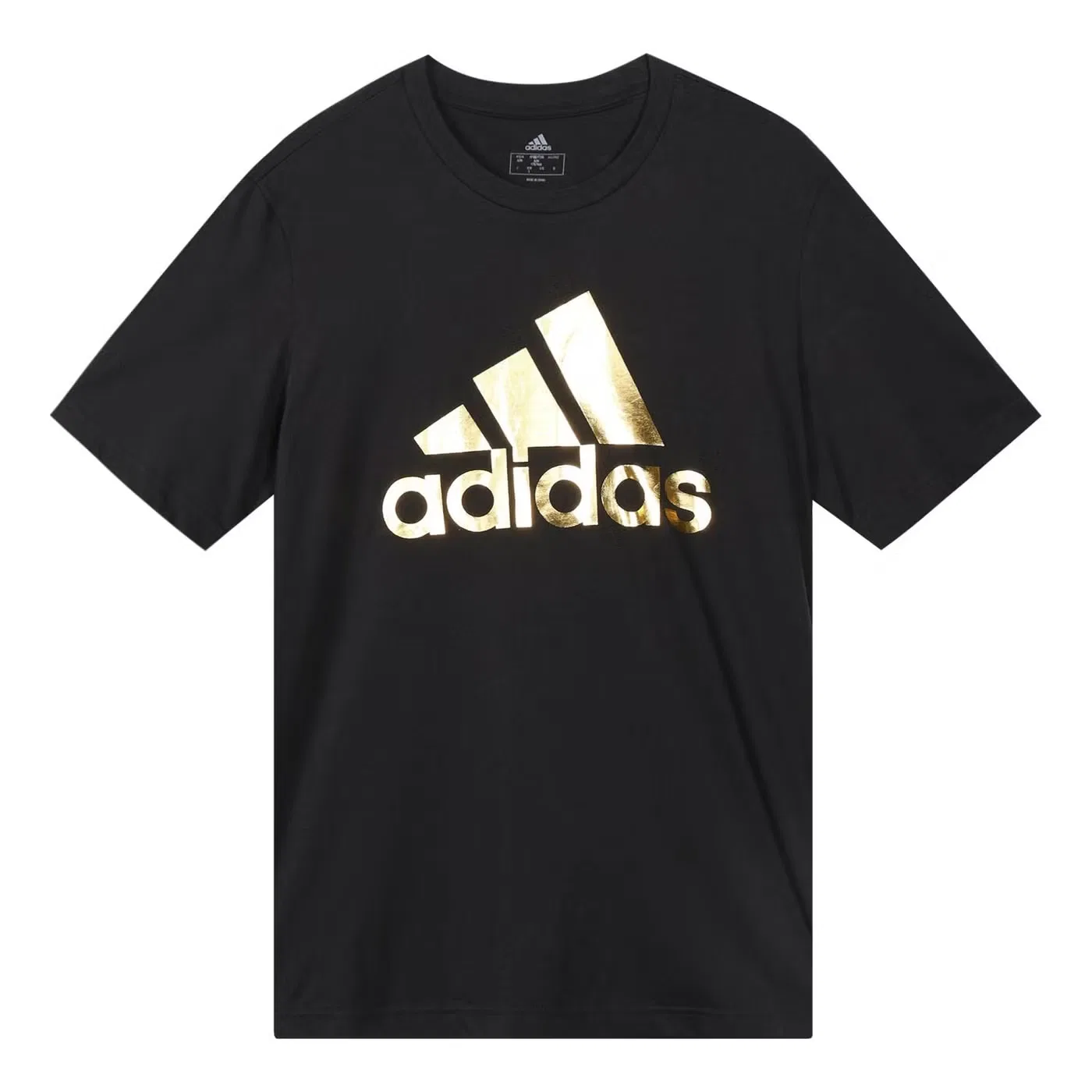 Футболка с принтом 8-Bit Foil Grfx Adidas, черный