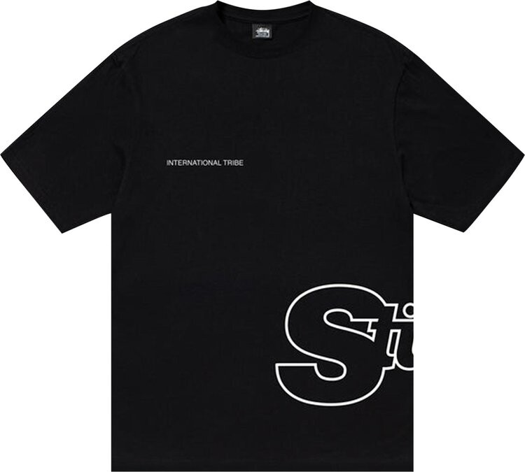 

Футболка Stussy International Tribe Tee 'Black', черный