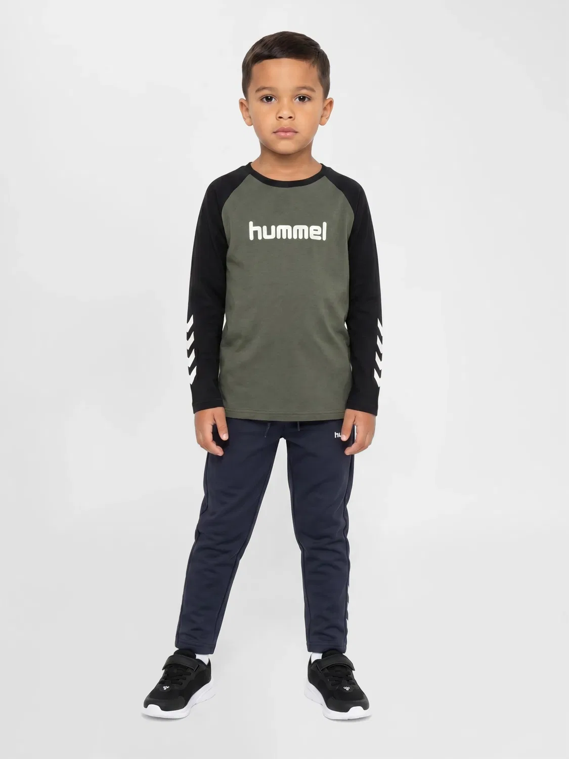 Функциональная футболка с логотипом Hmljr Logo Hummel, серый — фото 2