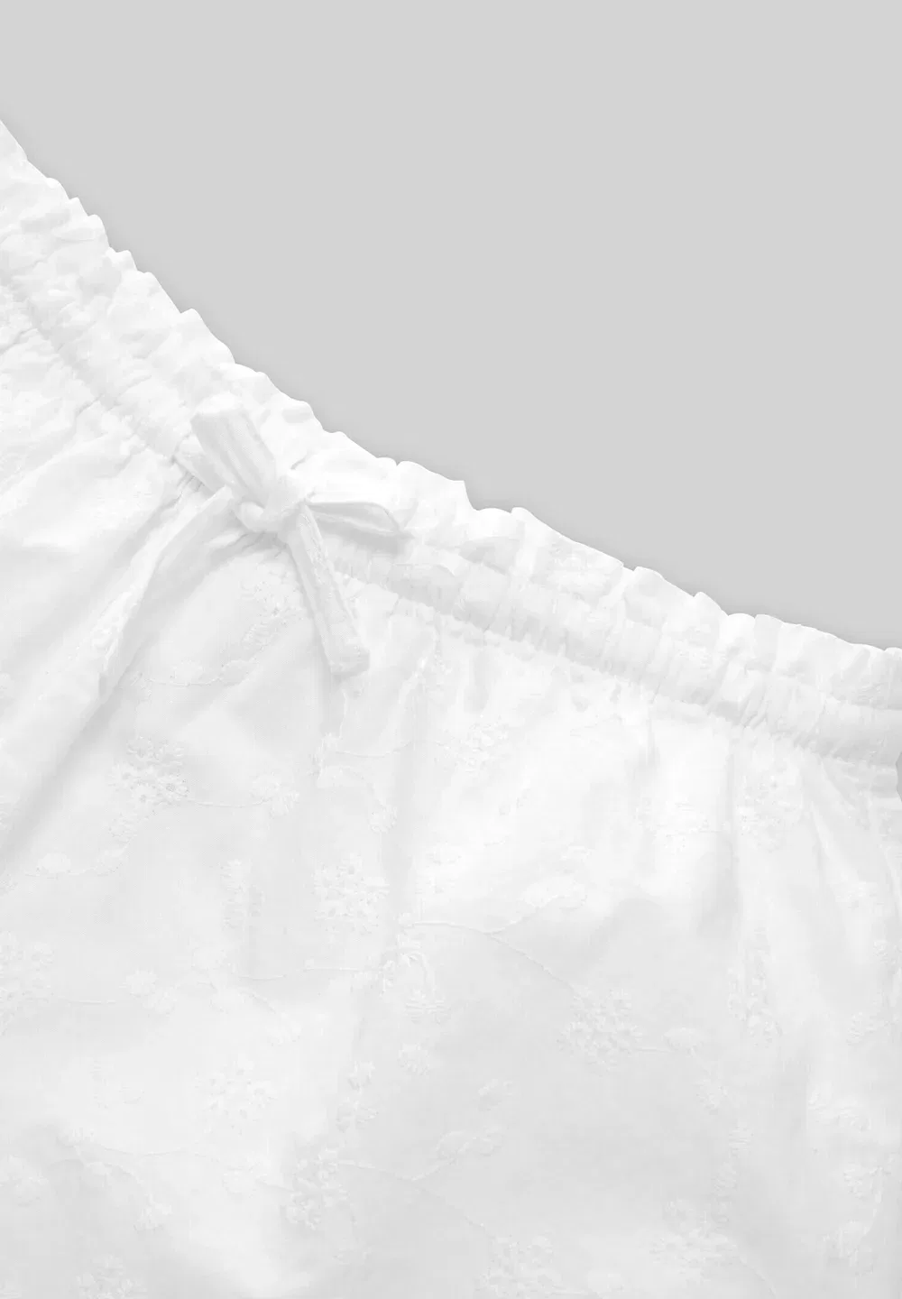 Шорты Hosen & Chino mit lochstickerei - шорты Tom Tailor, White — фото 3