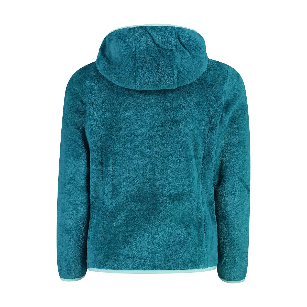 Детская флисовая куртка с капюшоном Girl Jacket Fix Hood Cmp, Turkis — фото 2