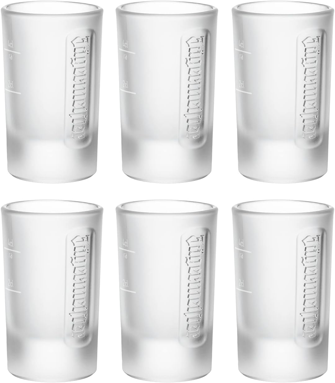 Набор рюмок Mixcompany Jägermeister, 6 предметов, 40 мл, прозрачный