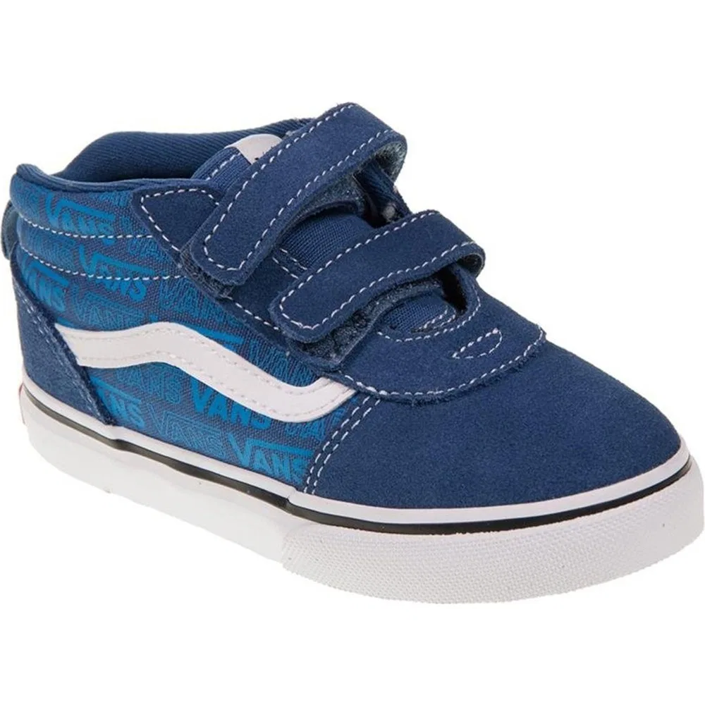 Детские кроссовки повседневные с принтом Ward Mid V Unisex Vans — фото 4