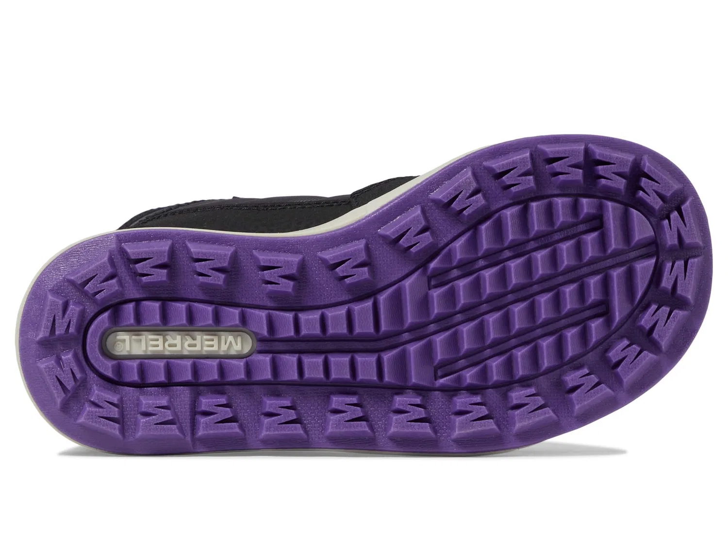 Детские для девочек водонепроницаемые снежные ботинки Snow Bank 4.0 Wtrpf Merrell, Black Purple Turq — фото 3