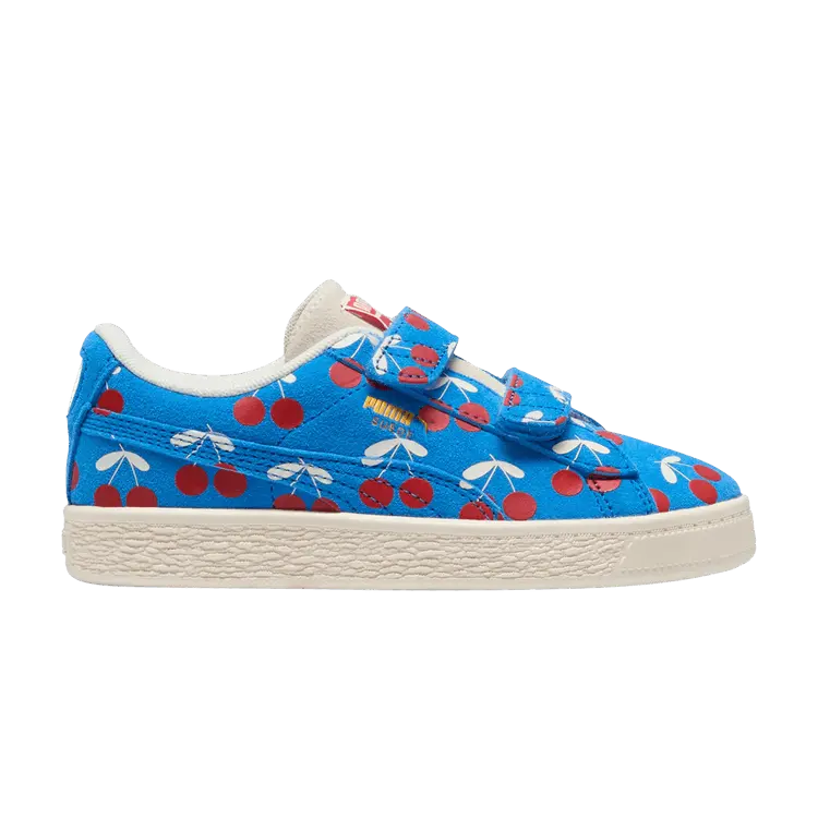 

Кроссовки Puma Bebe De Pino x Suede Classic 21 Little Kid Ignite Blue Cherries, синий