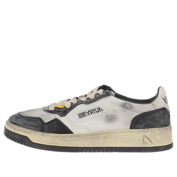 

Кроссовки low super vintage mesh sneakers 'white black' Autry, белый
