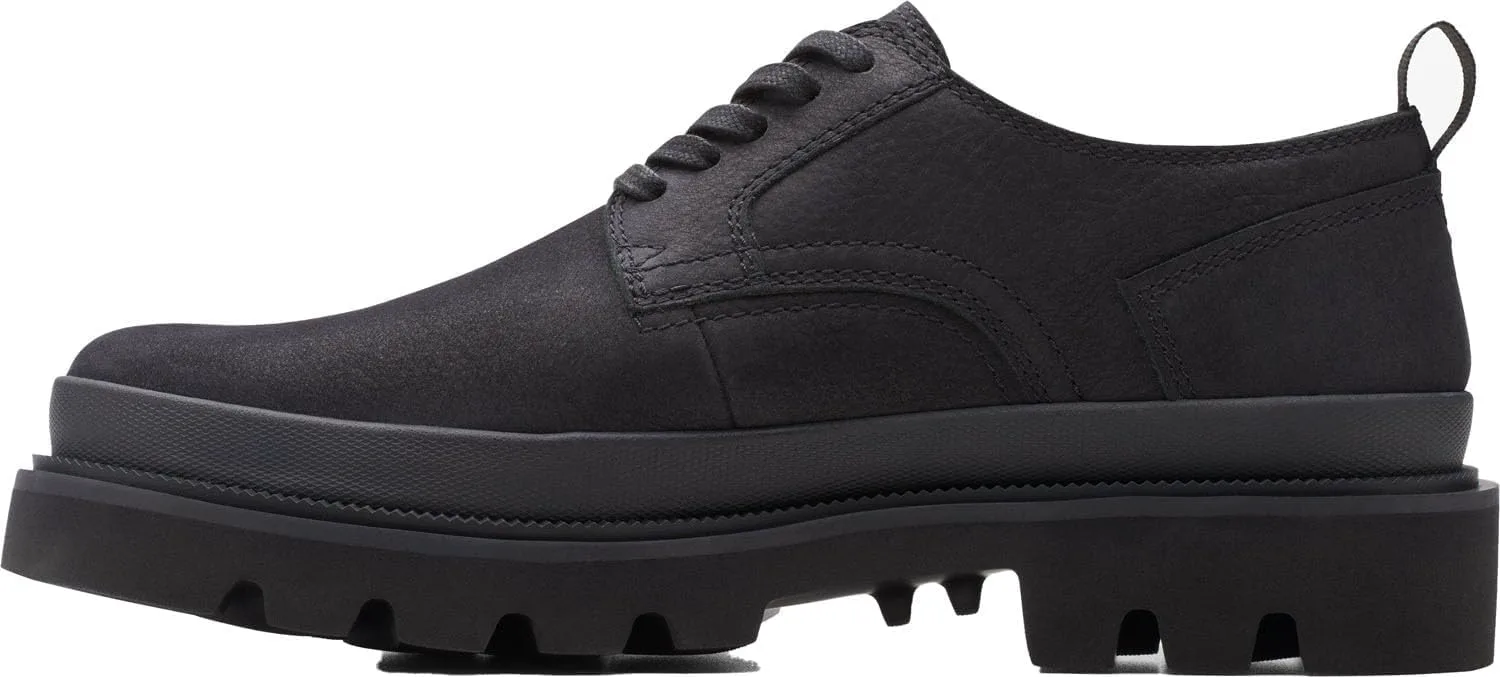 Мужские туфли Clarks Badell с шнуровкой, черный — фото 4