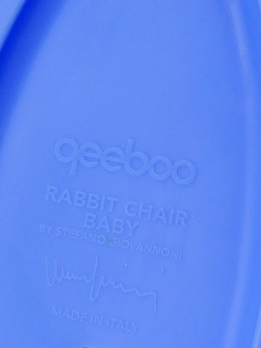 Детский стул 'Rabbit' Qeeboo, синий — фото 4