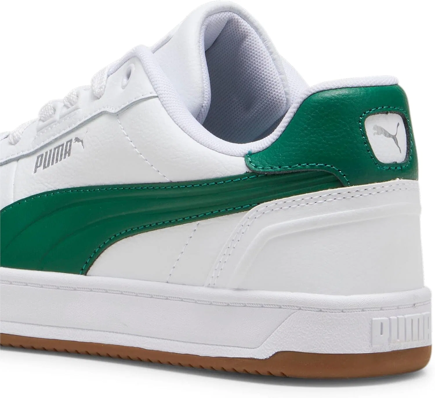 Кроссовки PUMA M Caven 2.0 Lux, бело-зеленые — фото 2