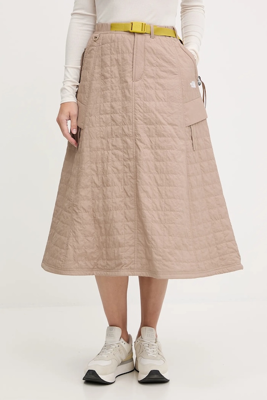 

Стеганая юбка объёмного кроя The North Face, бежевый
