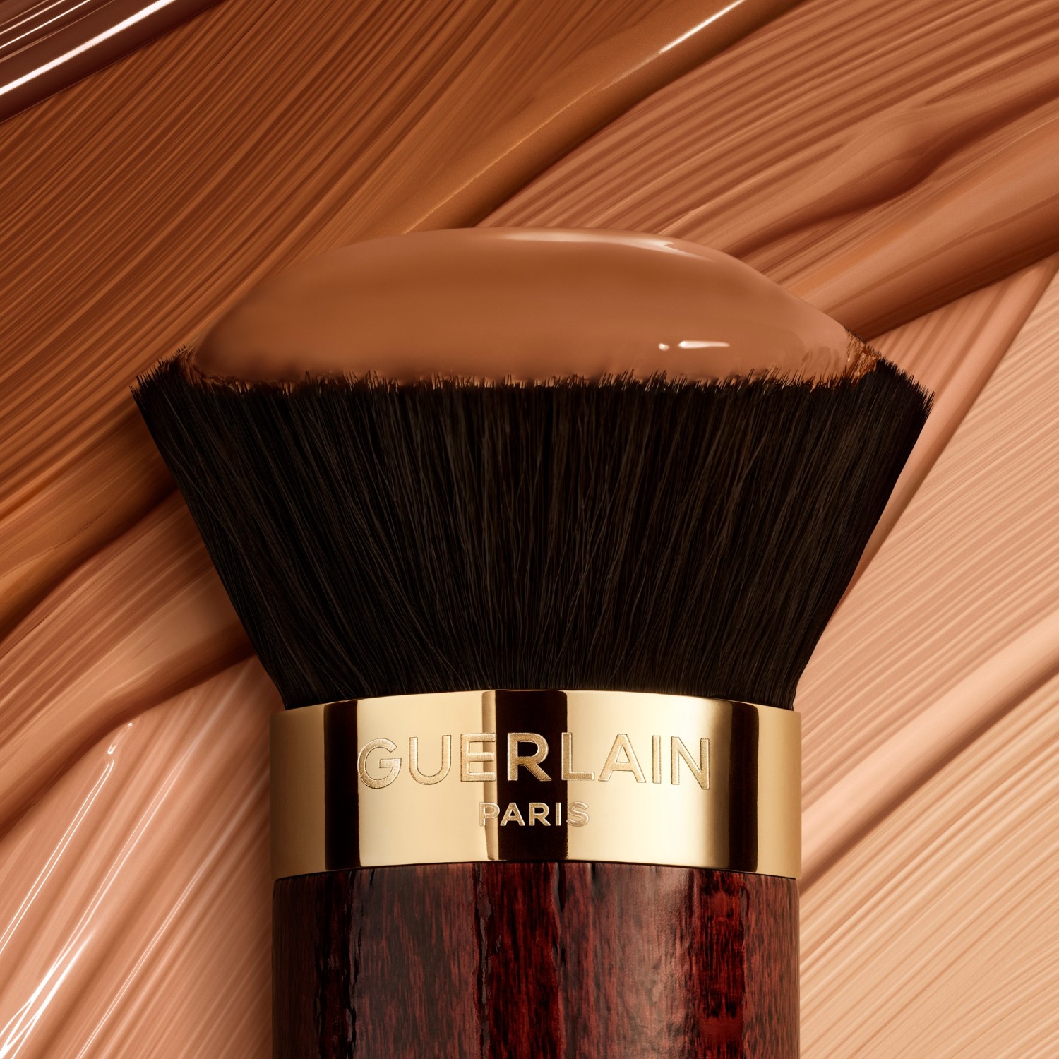 Кисть для лица terracotta kabuki-pinsel für flüssige Guerlain, количество 1 шт. — фото 2