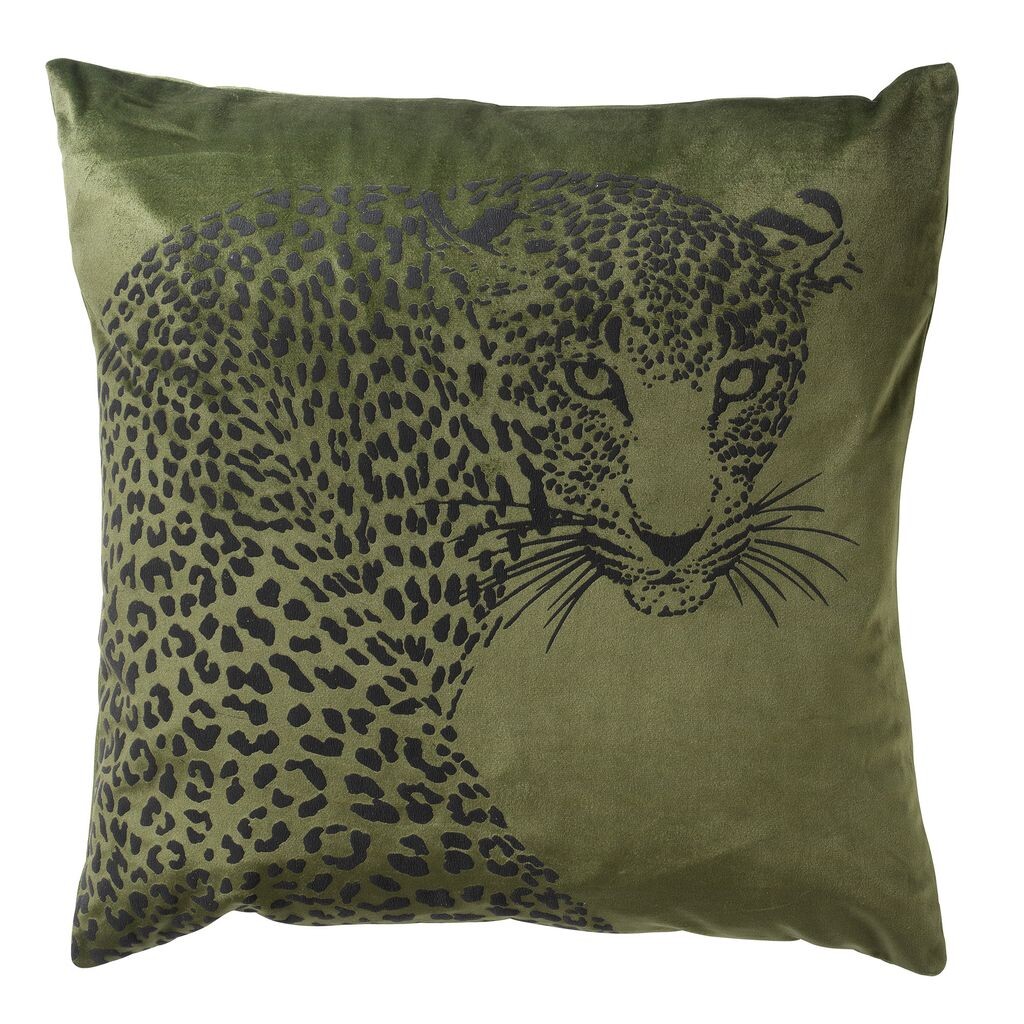 

Dutch Decor SIMBA - Декоративная подушка с животным принтом 45x45 см Chive
