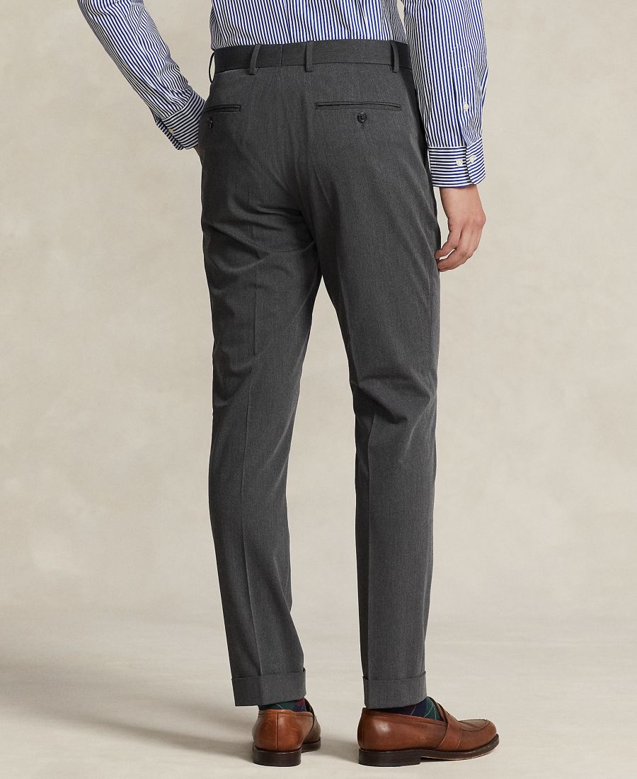 Мужские брюки из высококачественной саржи Polo Ralph Lauren, Charcoal — фото 2