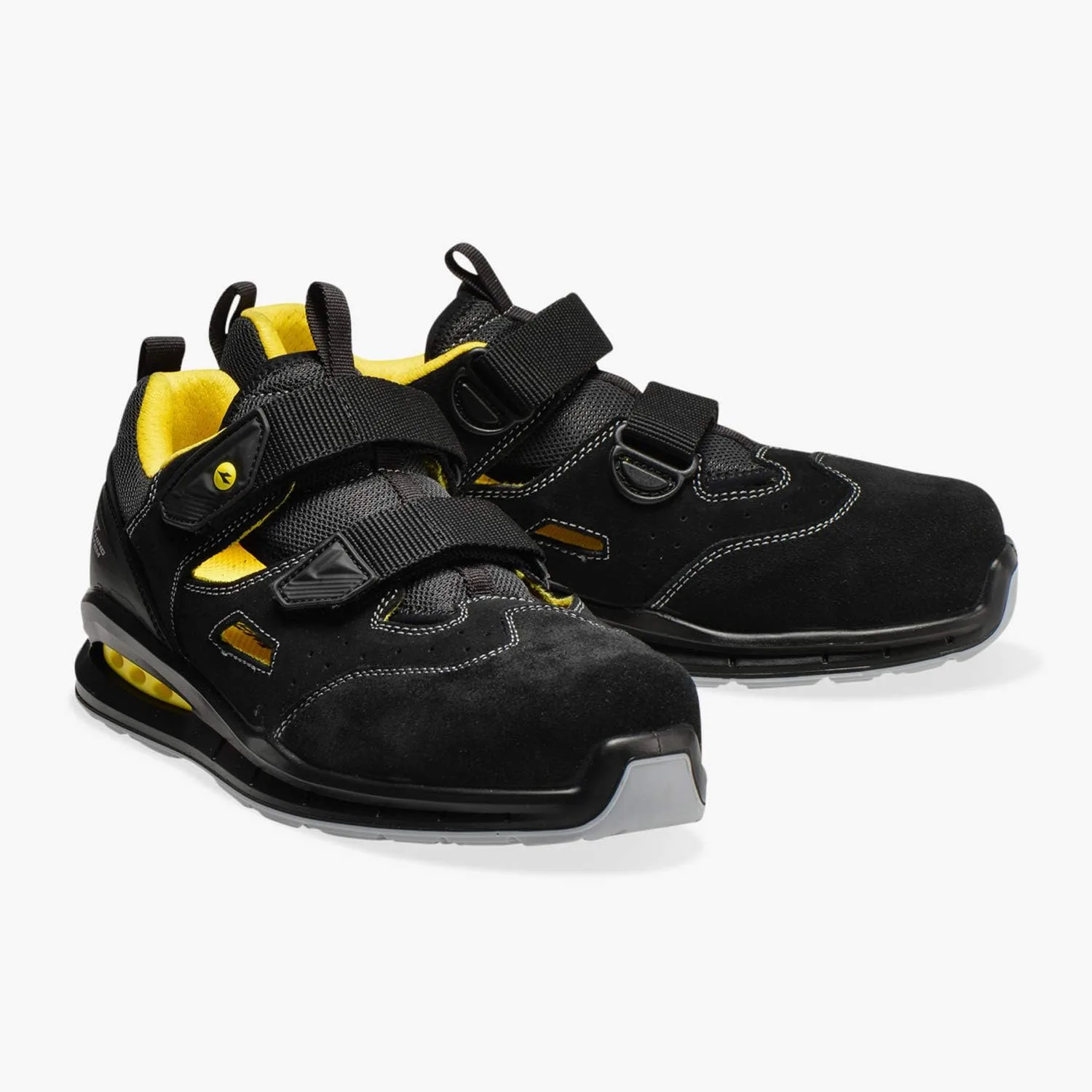 Сандалии UTILITY DIADORA Men's Run NET AIRBOX S1P SRC, черный — фото 4