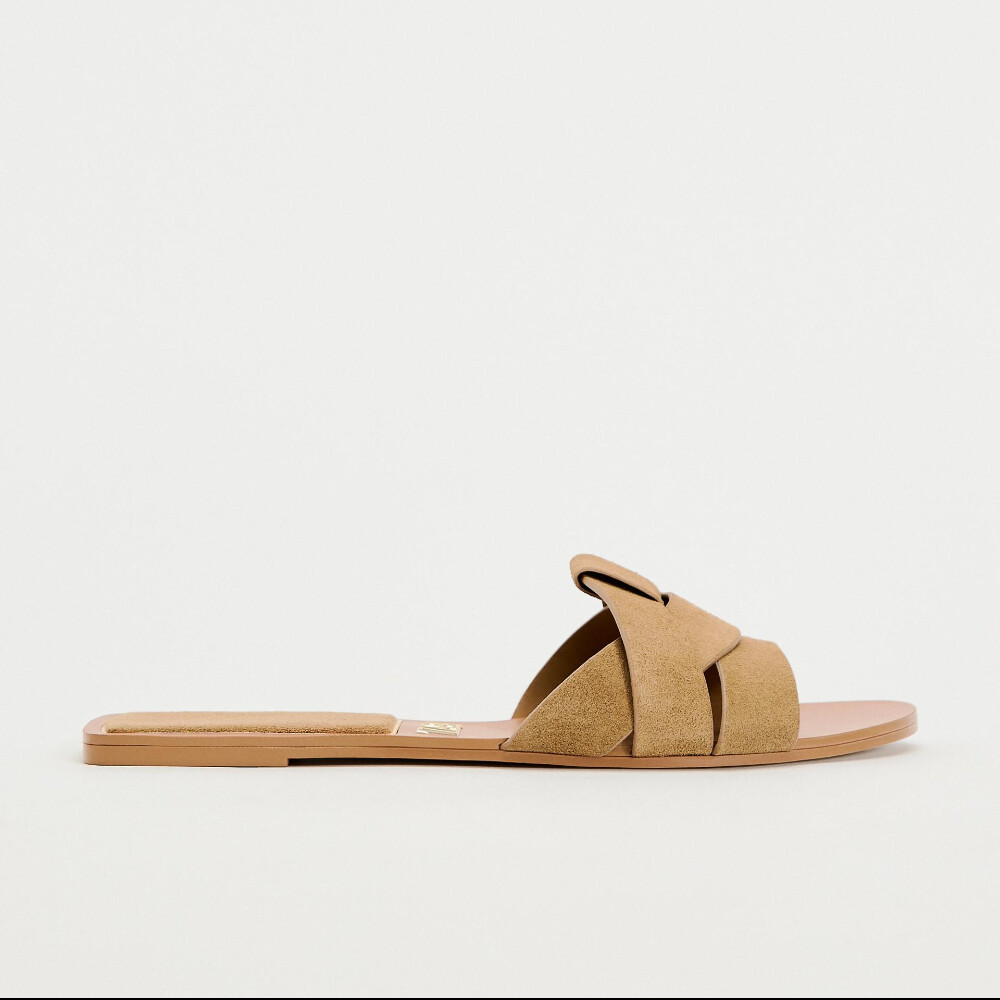 

Сандалии Zara Criss-cross, коричневый