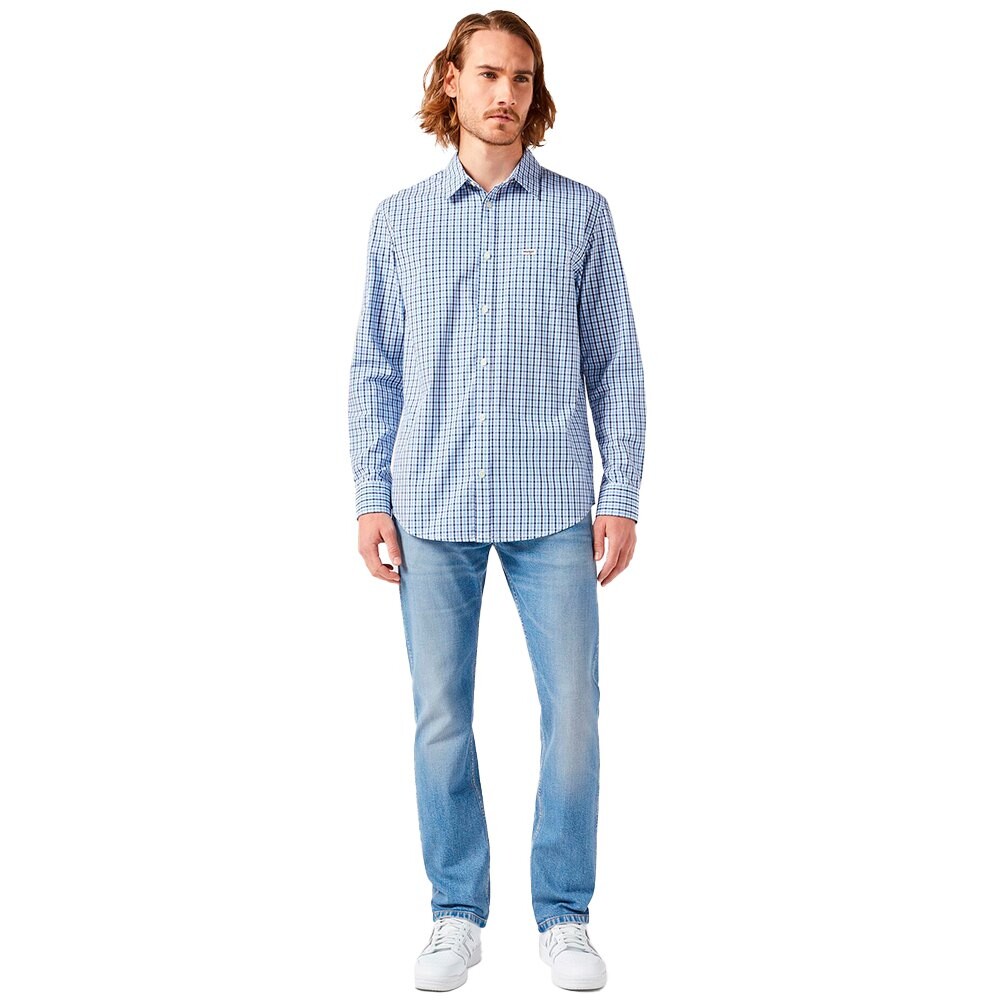 

Рубашка с длинным рукавом Wrangler 112350478 1 Pkt, синий