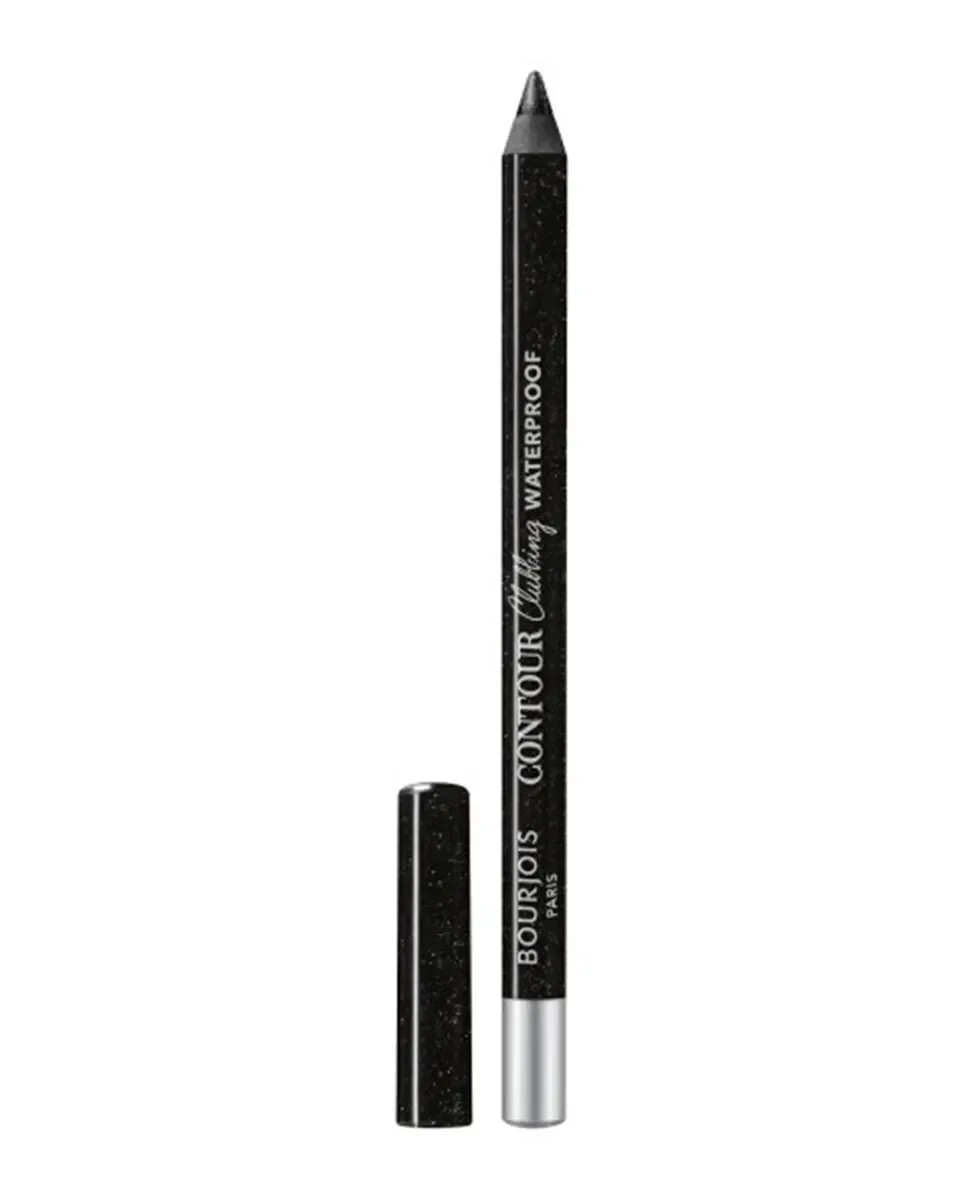 Водостойкий карандаш для глаз Contour Clubbing Bourjois, 055 Ultra Black Glit