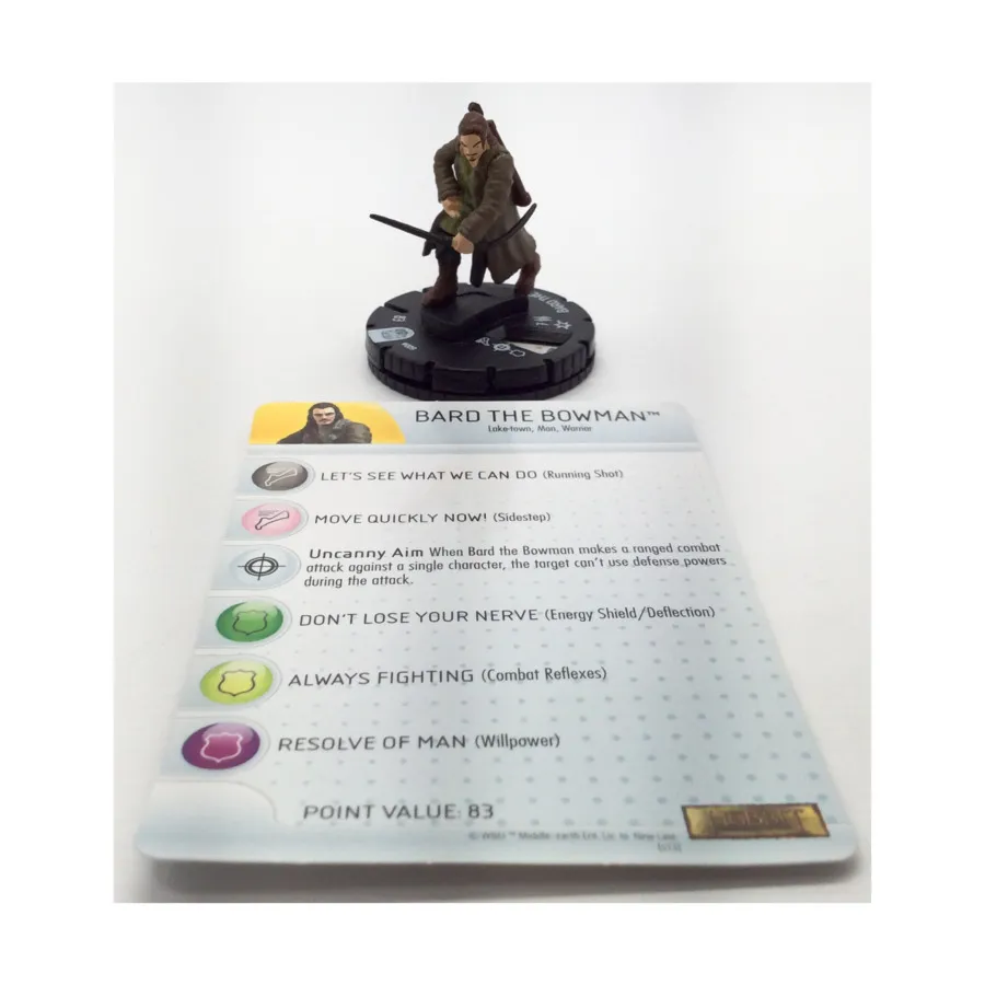 

Бард-лучник #009 (С), HeroClix - The Hobbit - The Desolation of Smaug - Singles