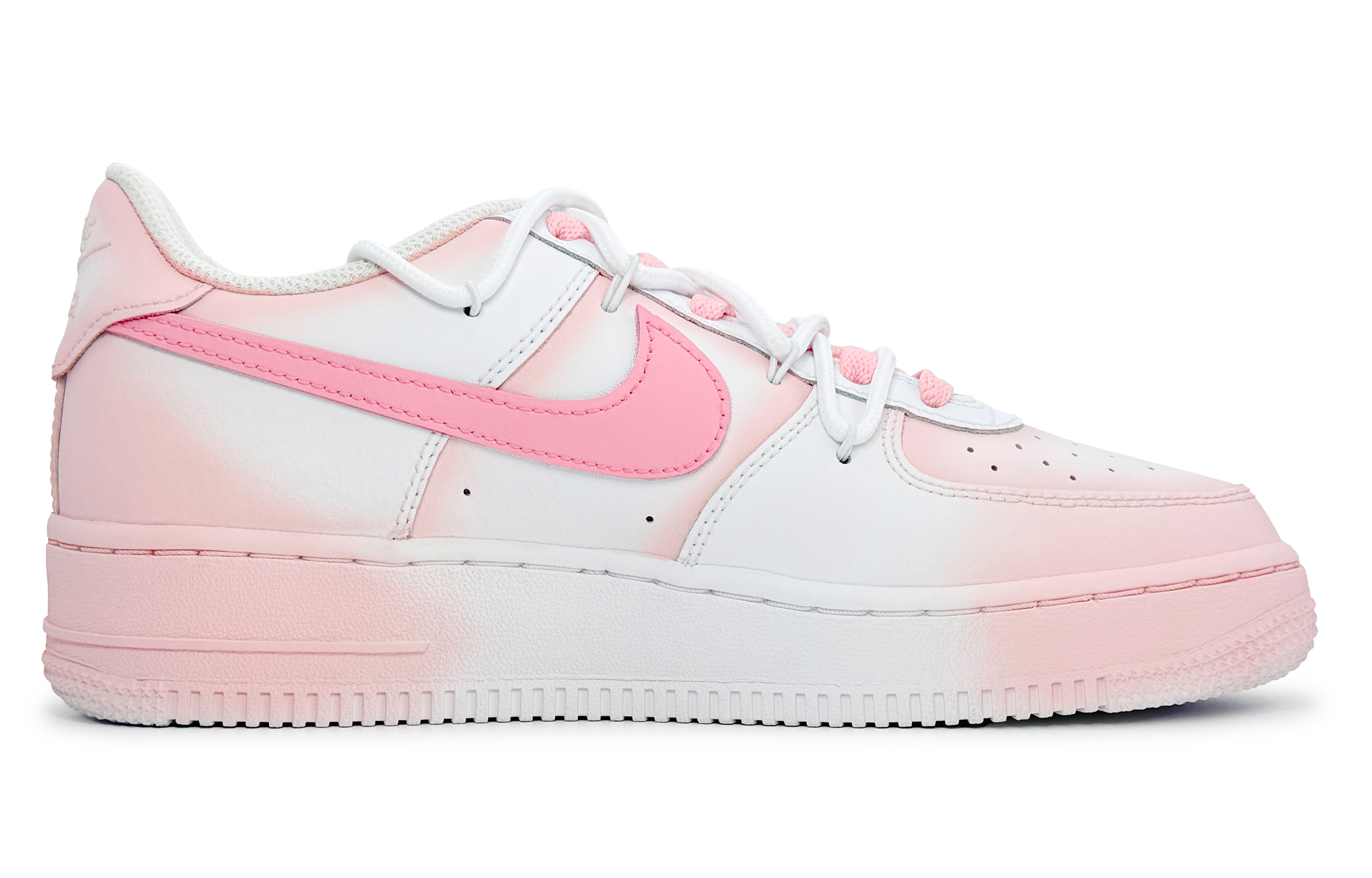 Детские кроссовки для скейтбординга Air Force 1 LE для подростков Nike, розовый — фото 2