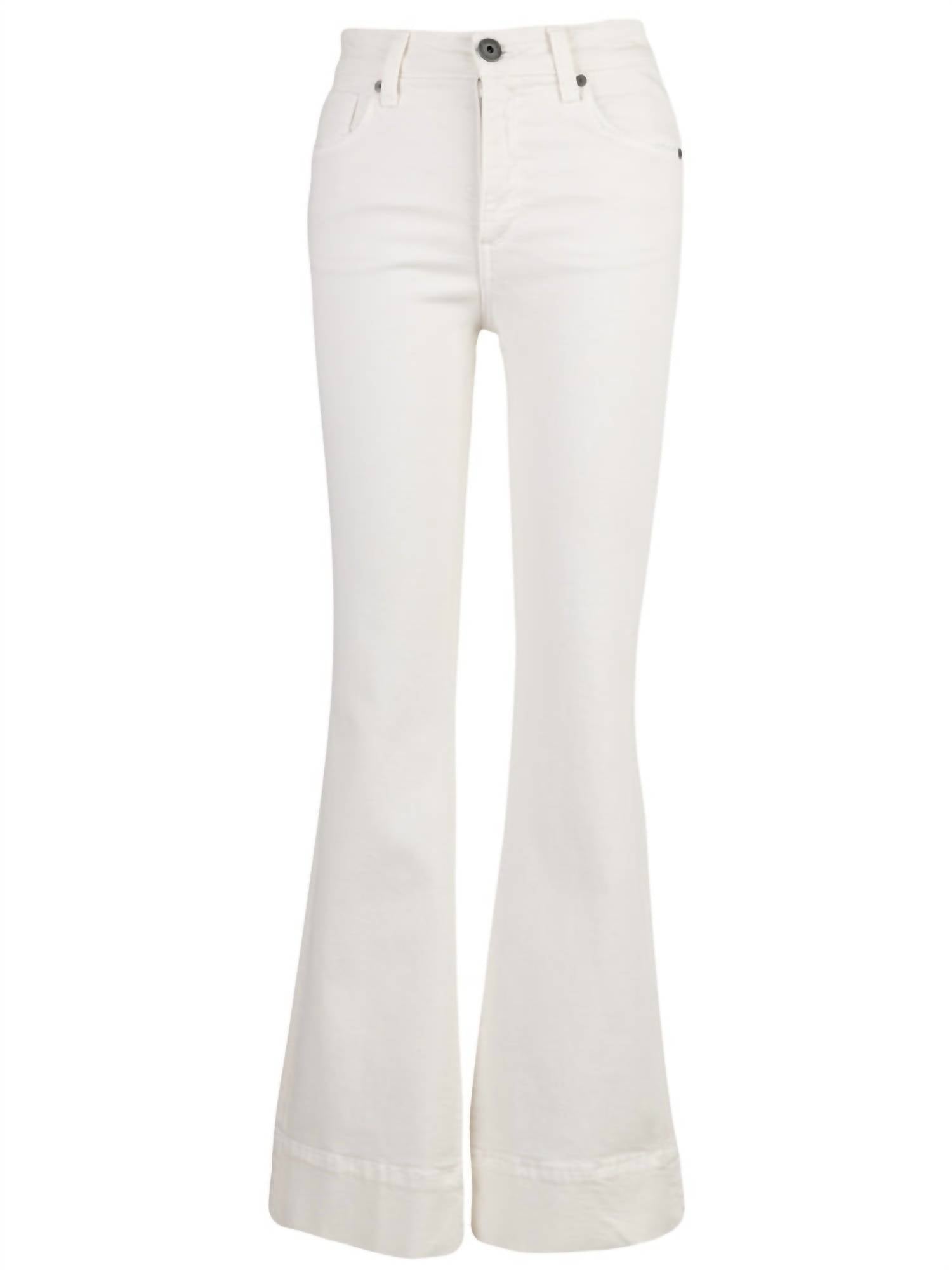 

Женские джинсы Grant High Rise Flare в цвете Off White Edyson