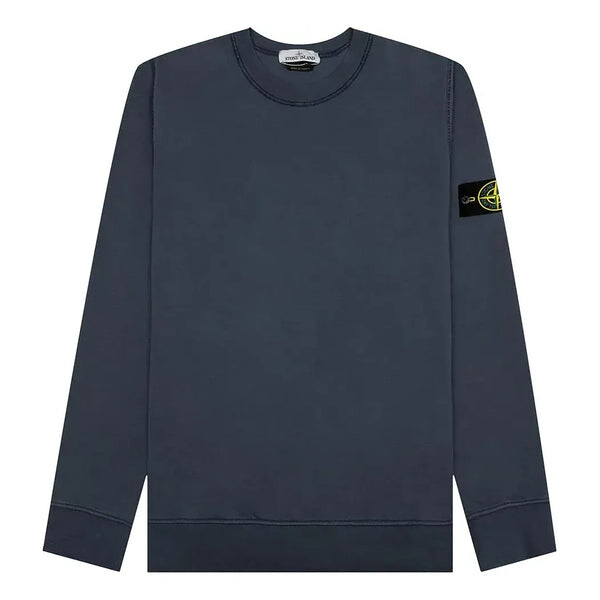 

Толстовка crewneck sweatshirt 'dark blue' Stone Island, синий