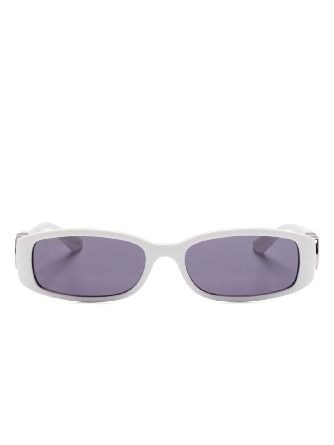 

Солнцезащитные очки Gucci Eyewear в прямоугольной оправе, белый