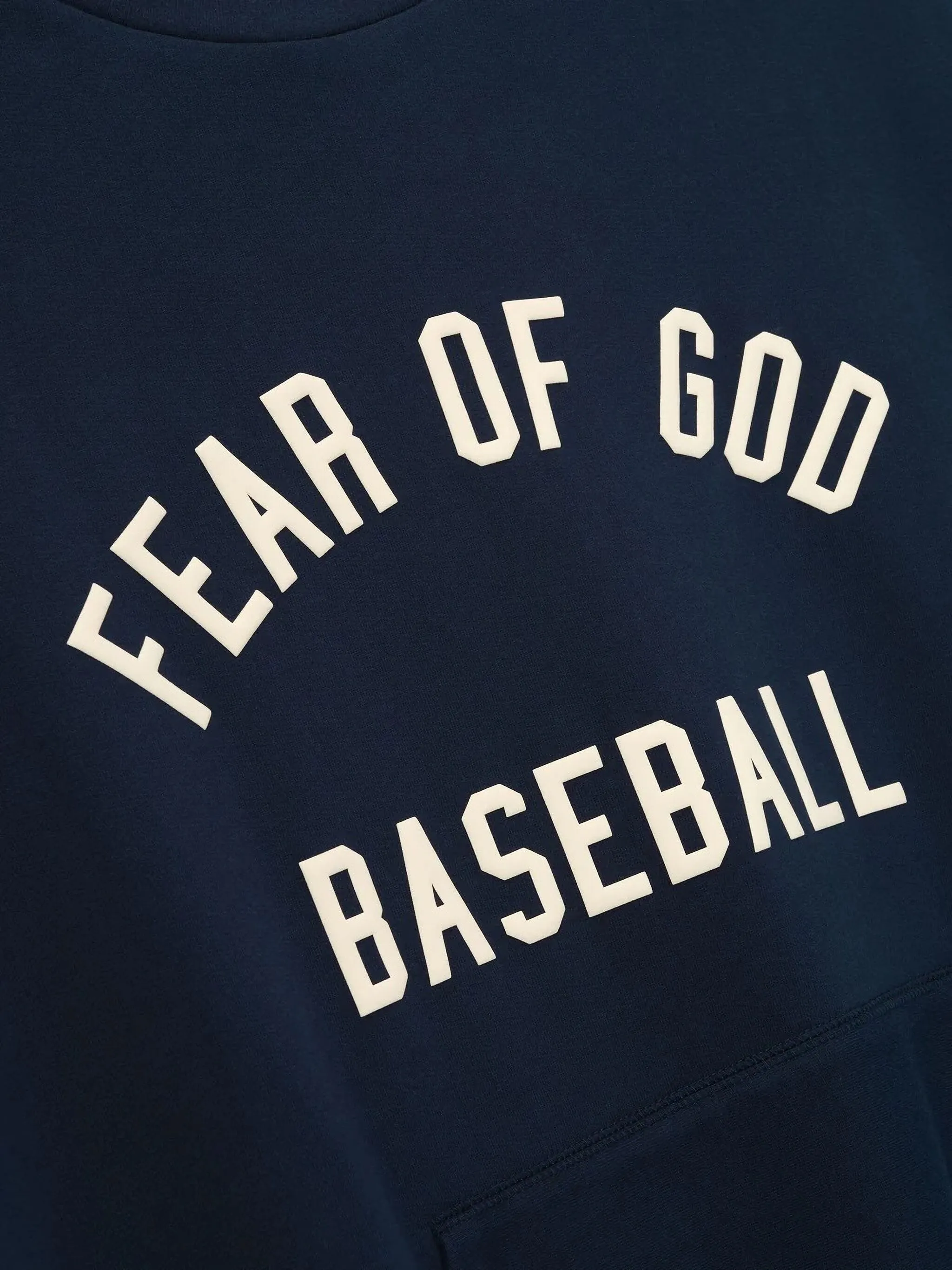 Толстовка с логотипом из коллаборации с MLB Fear Of God Essentials, синий — фото 4