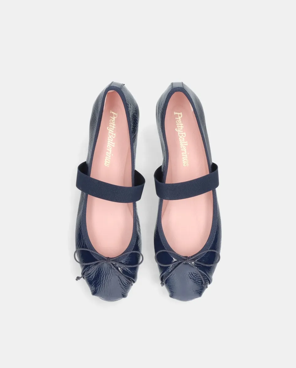 Женские балетки Nicole в стиле сашетто из наппы Pretty Ballerinas, темно-синий — фото 3