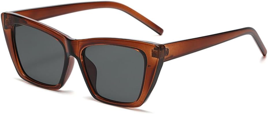 

Женские солнцезащитные очки MUTYNE «кошачий глаз», модные квадратные солнцезащитные очки в минималистичном стиле, желейного цвета, защита от УФ-излучения UV400, Brown Grey