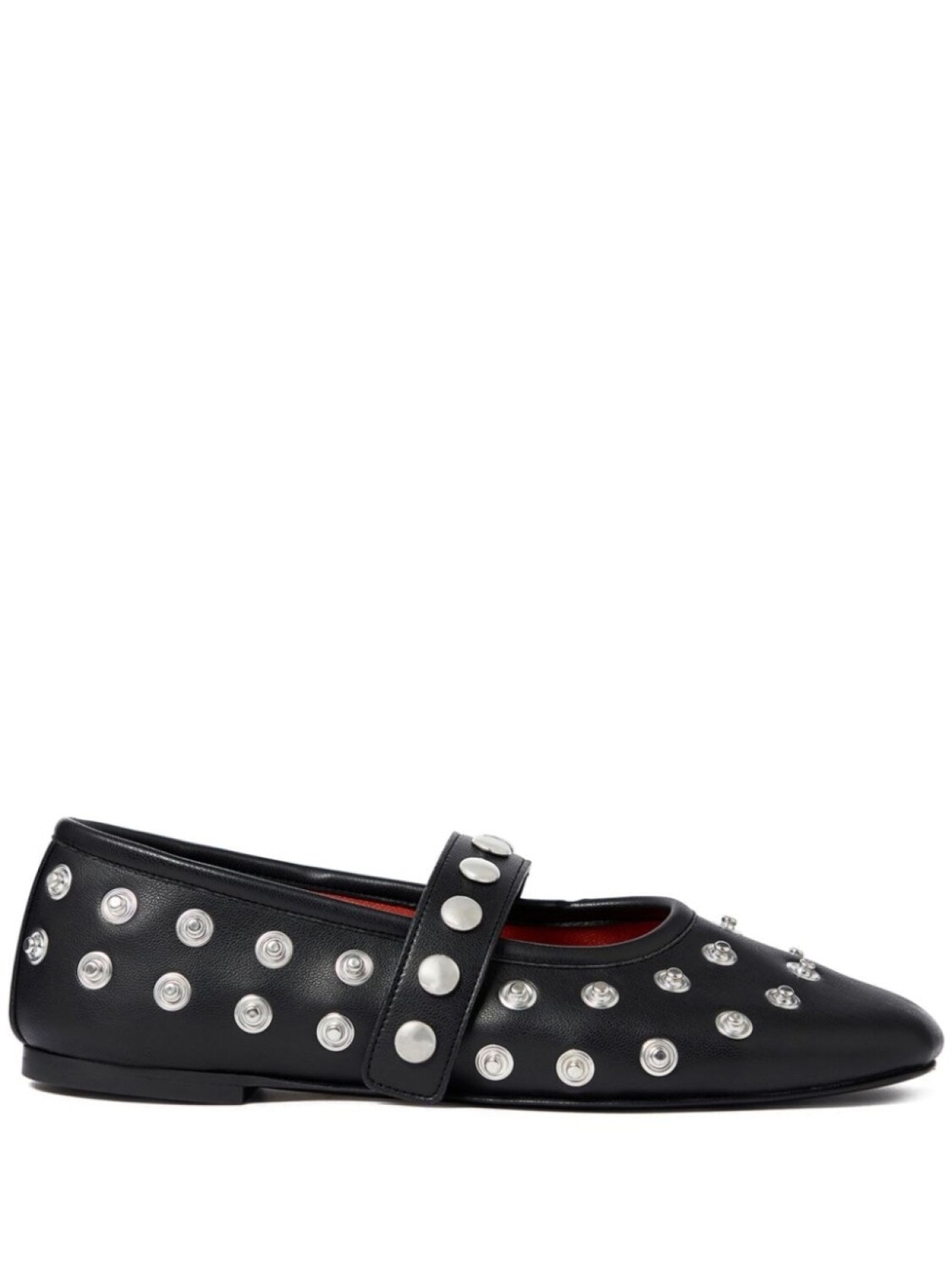 Stella McCartney балетки с заклепками, черный
