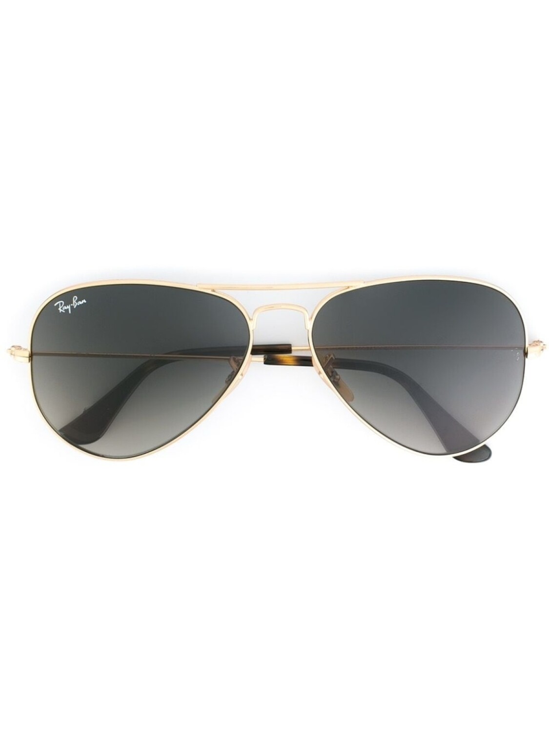 

Ray-Ban солнцезащитные очки-авиаторы, металлик
