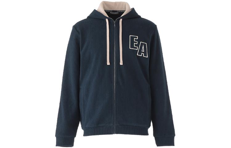 EMPORIO ARMANI Толстовка EA мужская marine blue — фото 3