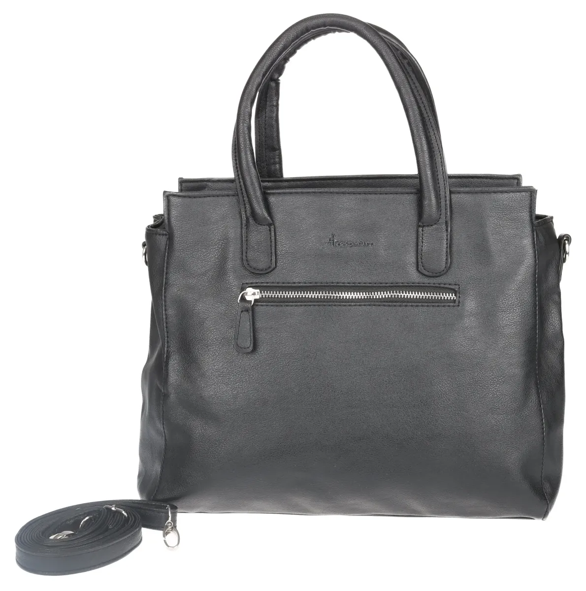 

Сумка Alessandro с ручкой и средней панелью на молнии, черный