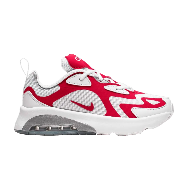 

Кроссовки Nike Air Max 200 PS White University Red, красный