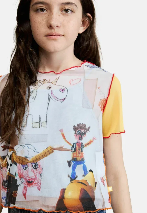 Футболка с принтом Toy Story Desigual, черный