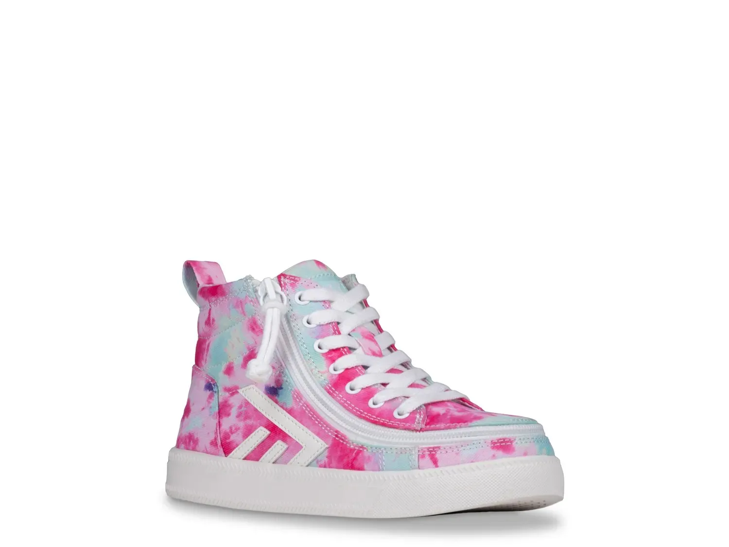 

Кроссовки BILLY Footwear CS High-Top - детские, ткань светло-розовая/многоцветная акварель