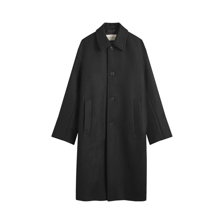 

Пальто Dries Van Noten Loose Fit Wool Heavy Coat Black, черный