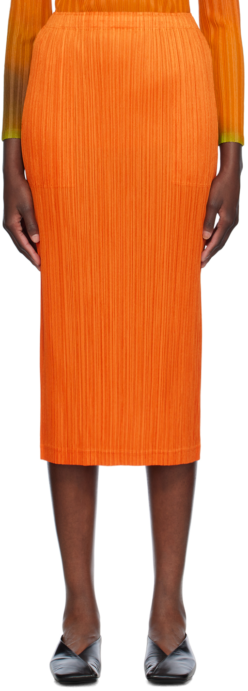 

Юбка миди Orange Thicker Bottoms 1 PLEATS PLEASE ISSEY MIYAKE