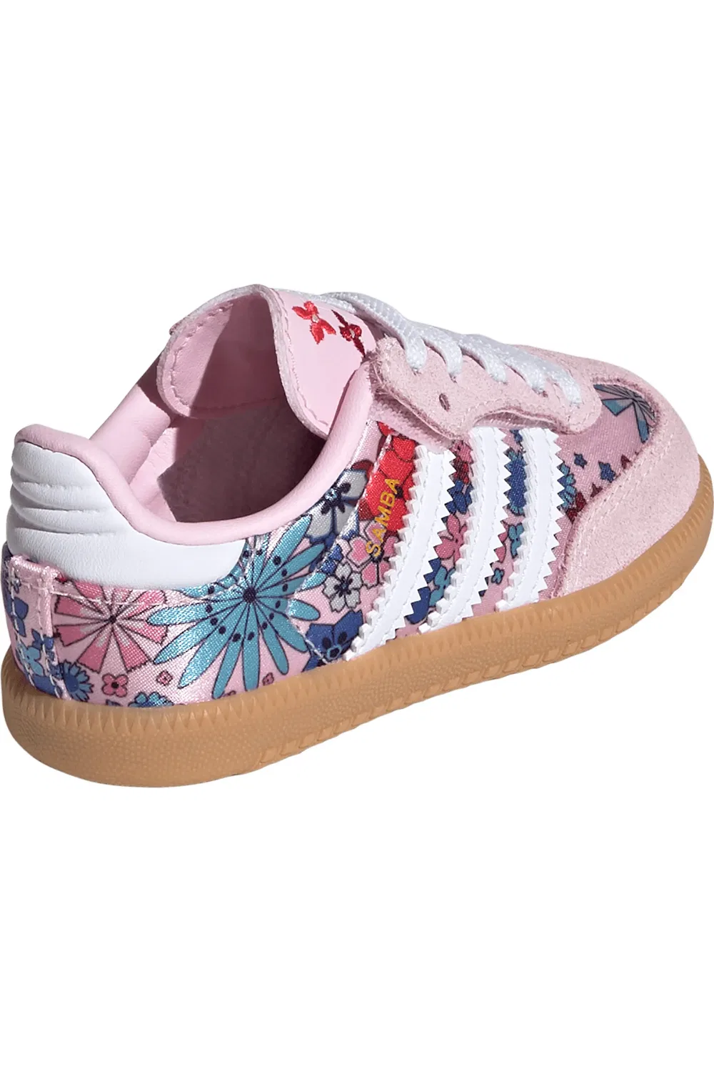 Кроссовки детские футбольные Samba OG adidas, Clear Pink/White/Gum — фото 2