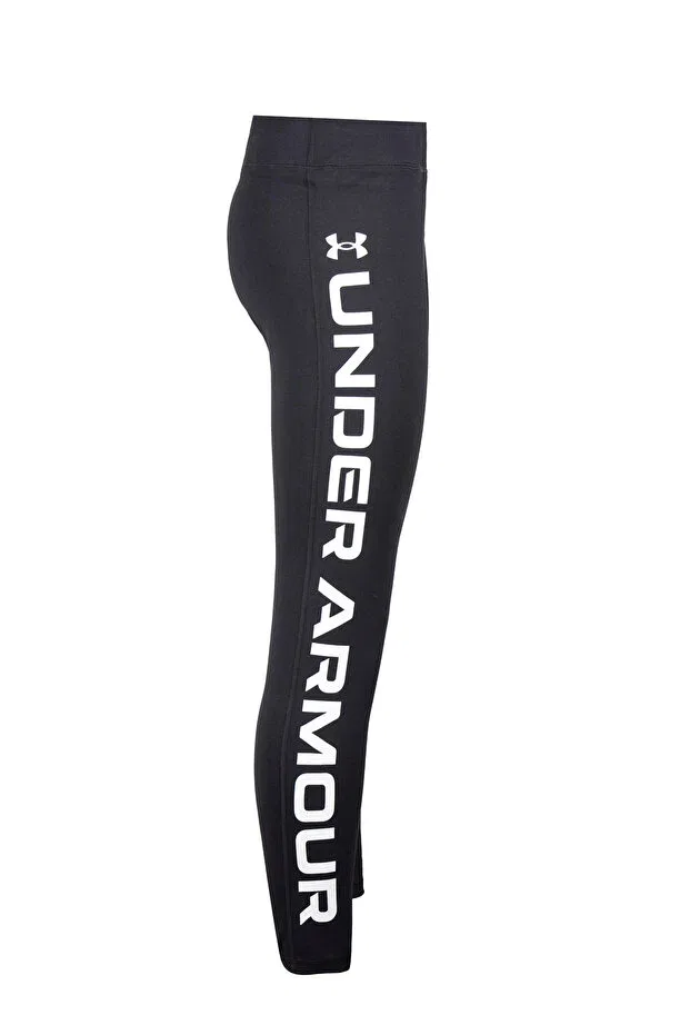 Детские леггинсы для девочек с принтом Under Armour, Black — фото 3