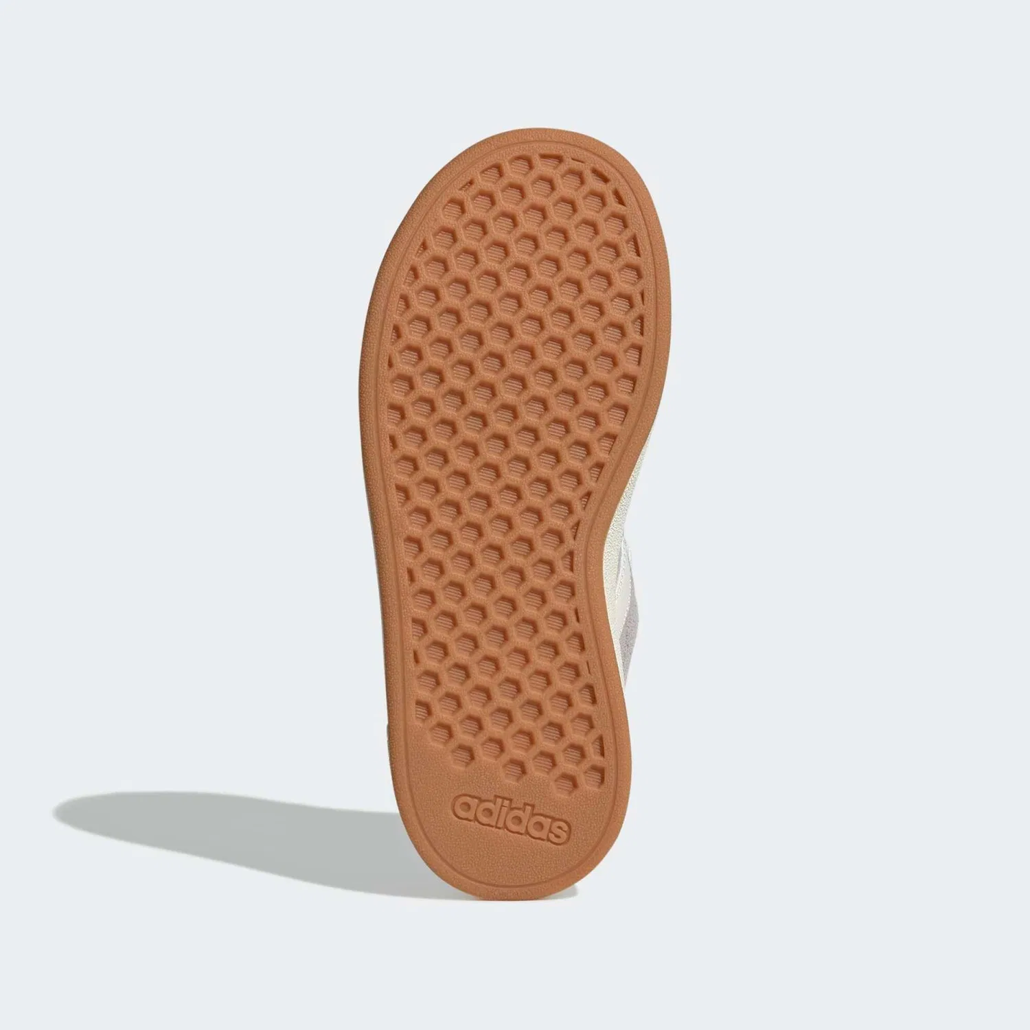Детские кроссовки с замшевым верхом Grand Court 00 Base Adidas, Hellgrau Weiss — фото 4