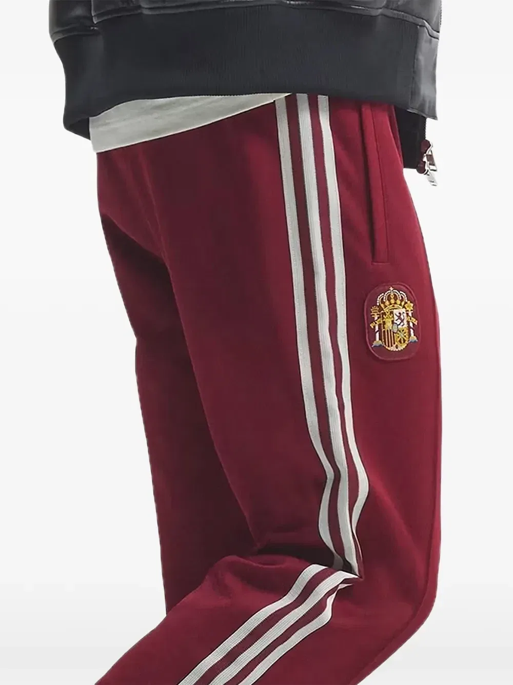 Брюки-треники adidas Originals сборной Испании, красный — фото 2