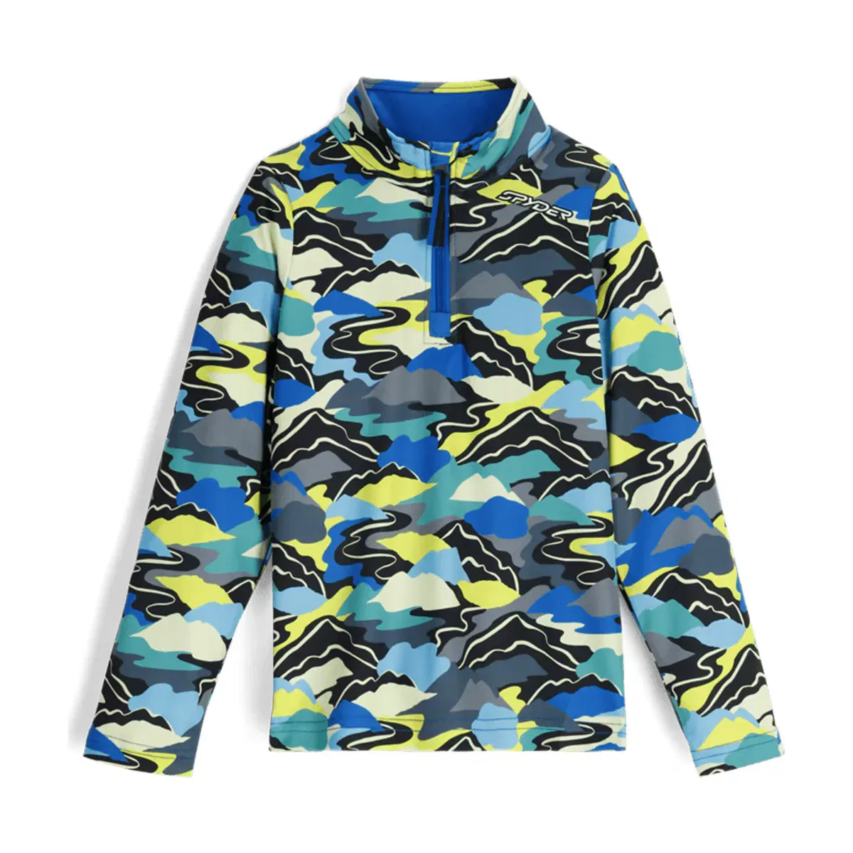 Детское флисовое поло с защитой UPF 50+ International 1/2 Zip Spyder, Multicolor