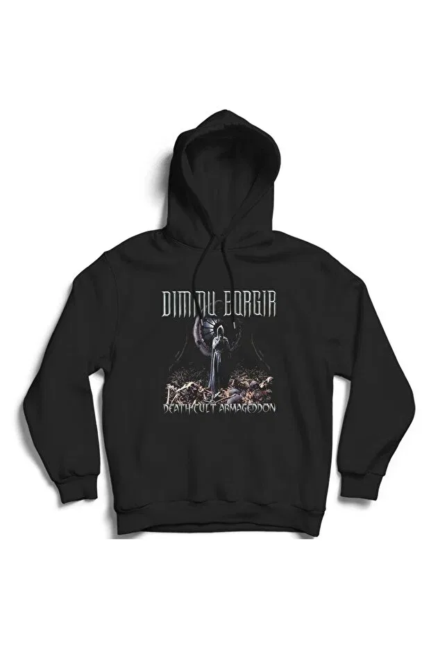 Детское худи с принтом Death Cult Armageddon The Fame, Black
