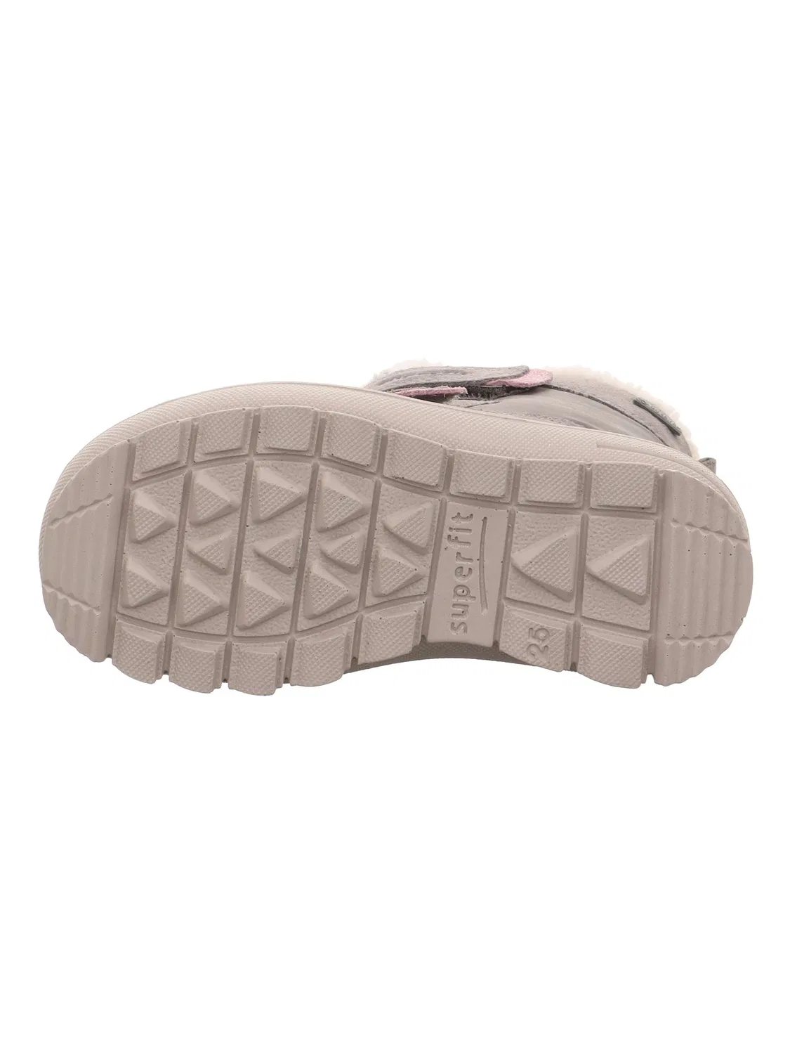 Детские зимние сапоги для девочек с принтом Flavia Superfit, Grey Pink 2000 — фото 4